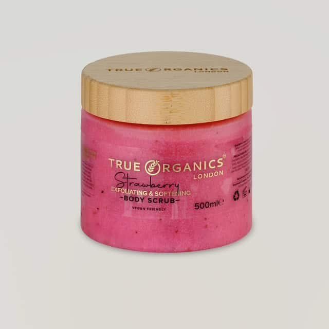 Strawberry & Raspberry Seed Exfoliating Sugar Scrub – Gentle Body Polish